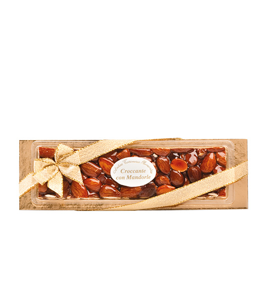 Torrone mit Mandeln und Honig